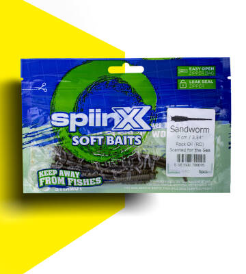 SPIINX SANDWORM SİLİKON 9CM 8P ROCK OIL - 1