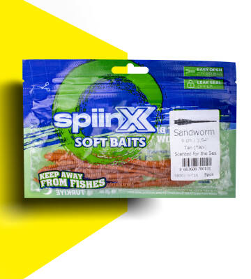 SPIINX SANDWORM SİLİKON 9CM 8P TAN - 1