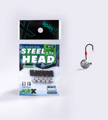 SPIINX STEEL HEAD JIGHEAD HAM 0.9G #10 5P - 1