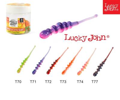Tipsy Worm 2.3'' (5.8 Cm) Peynir Aromalı Silikon Yem - 3