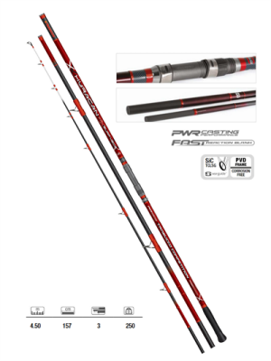 Trabucco Huracan FRX Surf 450cm 250gr Surf Olta Kamışı - 1