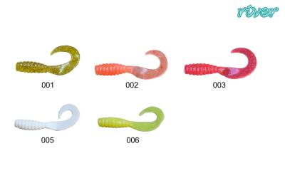 TWISTER TAIL, 6 CM,10P - 2