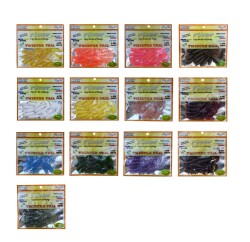 TWISTER TAIL, 6 CM,10P - RIVER