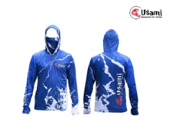USAMI DİJİTAL BASKILI BAFLI KAPŞONLU UZUN KOL - 2