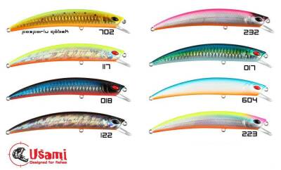 Usami Wasabi Min (Jir) 110F-SR 12.4 G Maket Balık - 16