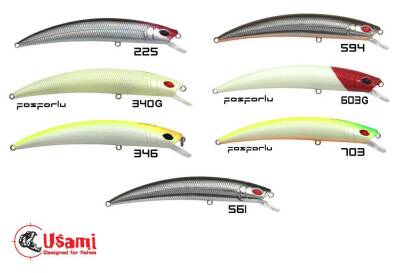 Usami Wasabi Min (Jir) 110F-SR 12.4 G Maket Balık - 17