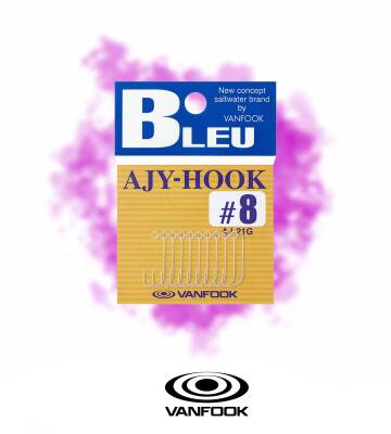 VANFOOK AJ-21G AJY HOOK GOLD 10P #8 - 2