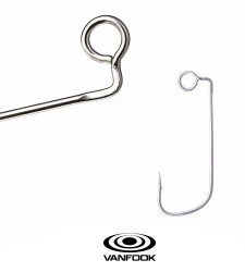 VANFOOK AJ-21S AJY HOOK SILVER 10P #8 - VANFOOK