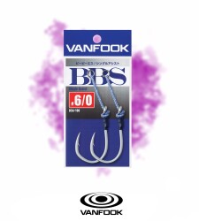 VANFOOK BSA-100 BBS SINGLE ASSIST 2P #6/0 - 3