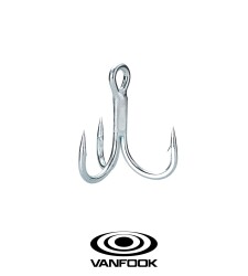 VANFOOK CT-78 TREBLE SH SILVER 4P #2/0 - VANFOOK