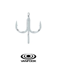 VANFOOK CT-80 TREBLE EXH SILVER 6P #4/0 - 2