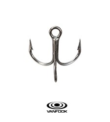 VANFOOK DT-44B SHORT TREBLE M NS BK 8P #4 - 2