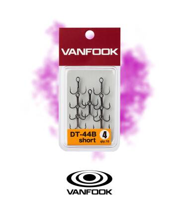 VANFOOK DT-44B SHORT TREBLE M NS BK 8P #4 - 3