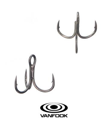 VANFOOK DT-54FB SHORT TREBLE M FS BK 6P #12 - 1