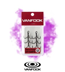 VANFOOK DT-54FB SHORT TREBLE M FS BK 6P #12 - 2