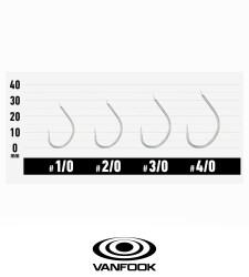 VANFOOK FL-08 SPINBULL FLEX SILVER 10P #1/0 - 3