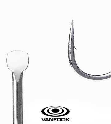 VANFOOK FL-08 SPINBULL FLEX SILVER 6P #4/0 - 2