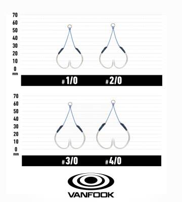VANFOOK FT-1.5 SPINBULL FLEX ASIS 1.5 CM 2P #1/0 - 4