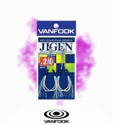 VANFOOK JGR-45 JIGEN GLITTER STD ASIS 2P #2/0 - 4