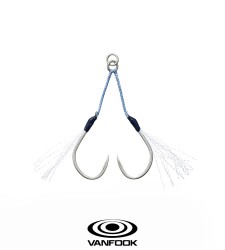 VANFOOK JGR-45 JIGEN GLITTER STD ASIS 2P #3/0 - VANFOOK