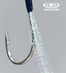 VANFOOK JGR-45 JIGEN GLITTER STD ASIS 2P #3/0 - 2