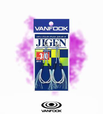 VANFOOK JGR-45 JIGEN GLITTER STD ASIS 2P #3/0 - 4