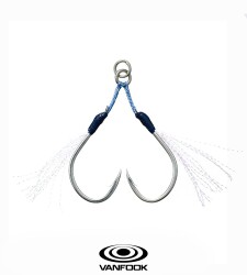 VANFOOK JGS-44 JIGEN GLITTER SHORT ASIS 2P #2/0 - VANFOOK