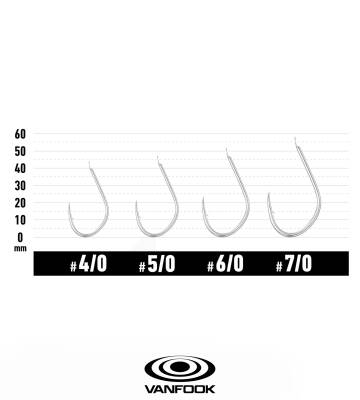 VANFOOK JH-30 JIGEN HYPER SILVER 6P #6/0 - 2