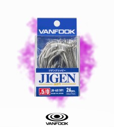 VANFOOK JH-40 JIGEN GRIPPY SILVER VP 32P #5/0 - 3