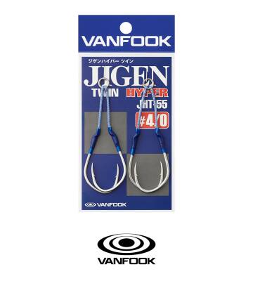 VANFOOK JHT-55 JIGEN HYPER TWIN ASSIST 2P #4/0 - 2