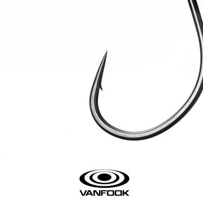 VANFOOK JP-40MB JIGGING PERCH MATT BLACK 8P #2/0 - 2