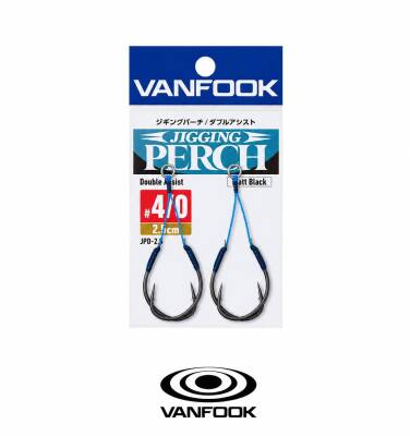 VANFOOK JPD-2.5 JIGGING PERCH DB ASIS 2.5CM 2P #4/0 - 1