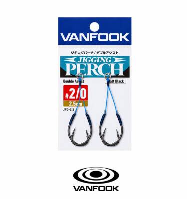 VANFOOK JPD-2.5 JIGGING PERCH DB ASIS 2.5CM 2P #2/0 - 1