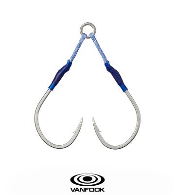 VANFOOK JST-44 JIGEN SHORT TW ASIS 1.2CM 2P #3/0 - 1