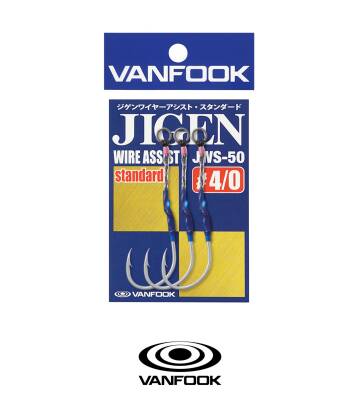 VANFOOK JWS-50 JIGEN HYPER ASSIST 2P #4/0 - 3