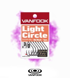 VANFOOK LIGHT CIRCLE NS BLACK 7P #3/0 - 2