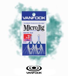 VANFOOK MJ-03 MICRO JIG TINSEL ASSIST 1CM 2P #3 - 1