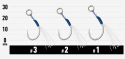 VANFOOK MJ-04 MICRO JIG TINSEL ASSIST 0.5CM 2P #3 - 1