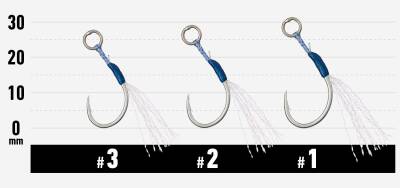 VANFOOK MJ-04 MICRO JIG TINSEL ASSIST 0.5CM 2P #3 - 1