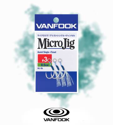 VANFOOK MJ-04 MICRO JIG TINSEL ASSIST 0.5CM 2P #3 - 3