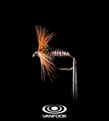 VANFOOK TM-03 TENKARA MASTER KUJAKU 3P #14 - VANFOOK