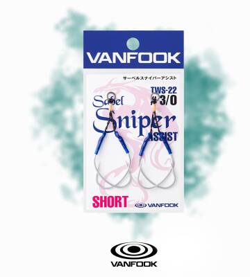 VANFOOK TWS-22 SABEL SNIPER KISA ASSIST 2P #3/0 - 2