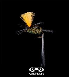 VANFOOK VTF-010 TENKARA FLY PARACHUTE 5P #14 