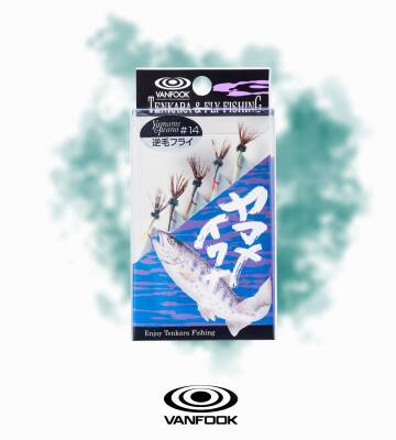 VANFOOK VTF-021 TENKARA FLY SAKAGE 5P #12 - 2