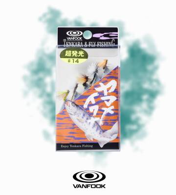 VANFOOK VTF-041 TENKARA FLY DRY S GLOW 5P #14 - 2