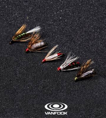 VANFOOK VTF-050 TENKARA FLY WET 5P #12 - 2