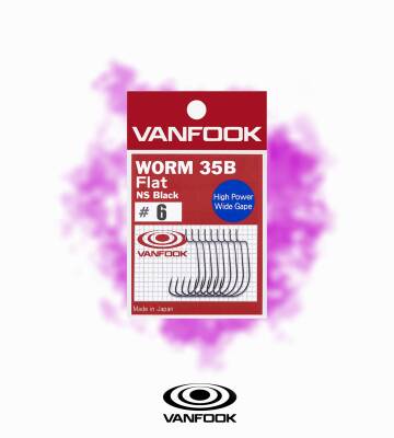 VANFOOK WORM-35B FLAT NS BLACK 10P #6 - 4