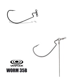 VANFOOK WORM-35B FLAT NS BLACK 8P #2 - 2