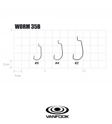 VANFOOK WORM-35B FLAT NS BLACK 9P #4 - 3