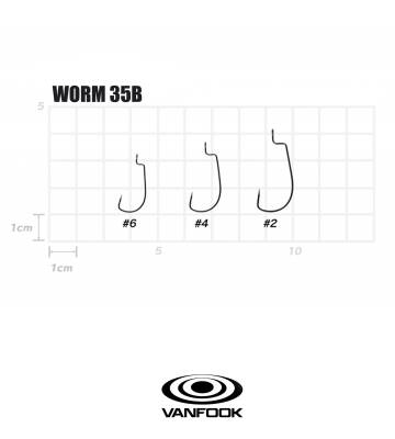 VANFOOK WORM-35B FLAT NS BLACK 9P #4 - 3